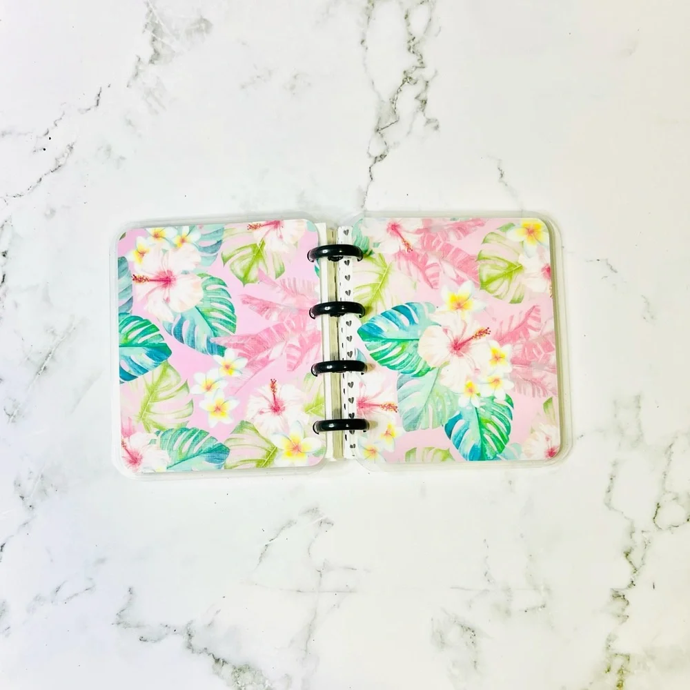 Planner micro size tropical floral 12 months plants lover stickers